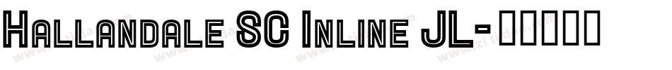 Hallandale SC Inline JL字体转换